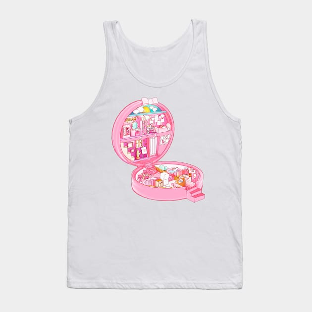 Cute Pocket Home Tank Top by VelvepeachShop